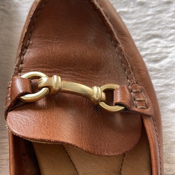 Born leather flats size 6 gold buckle - Picture 7 of 13